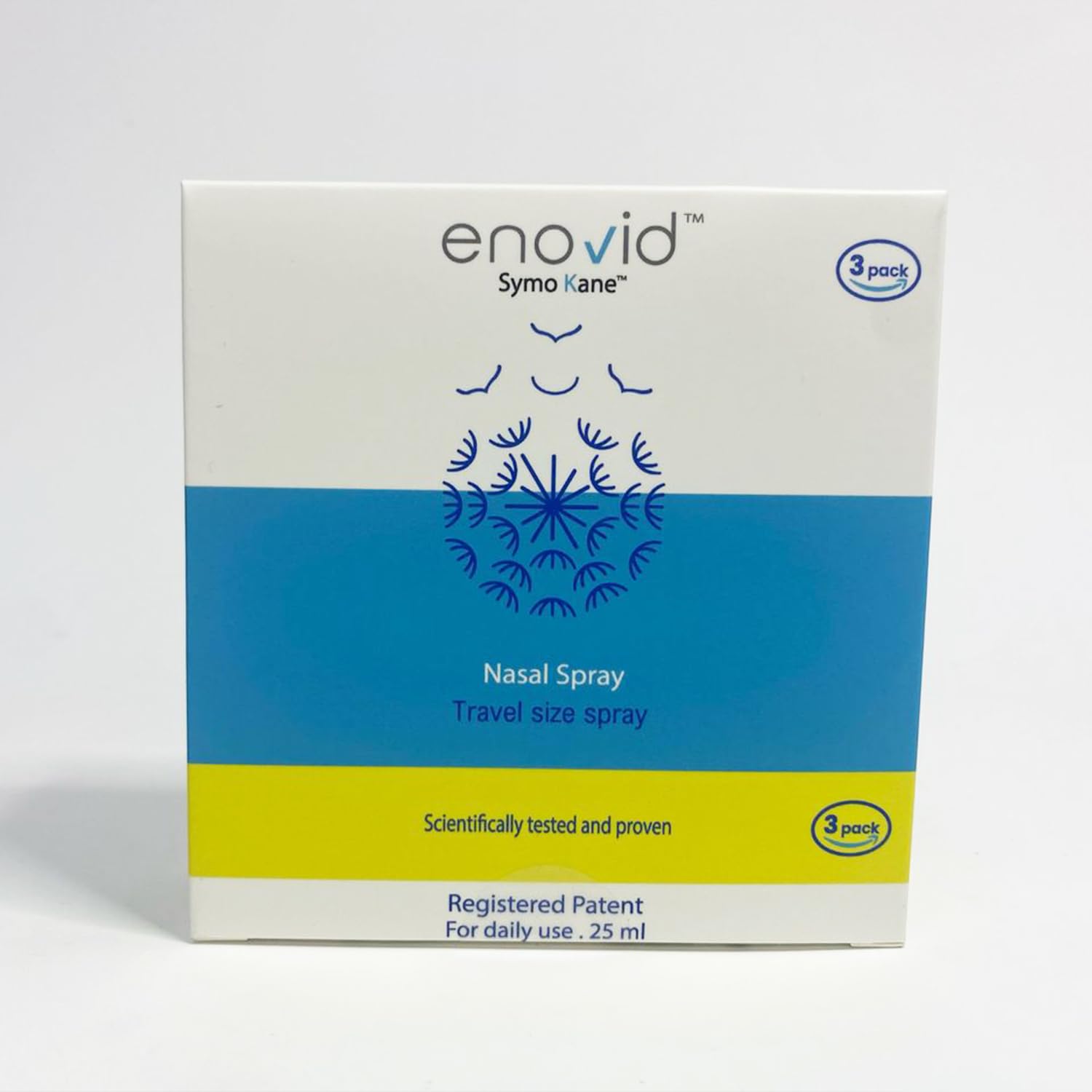 Symo Kane Enovid chemical-free formula for gentle, regular nasal care