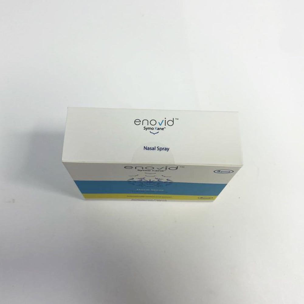Symo Kane Enovid daily-use application shows easy, targeted nostril coverage