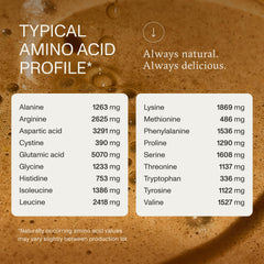 Synchro Genesis ingredient panel showcases prebiotics, greens, and cacao.