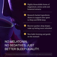 Synchro Rest Sleep warm water preparation beside a glass