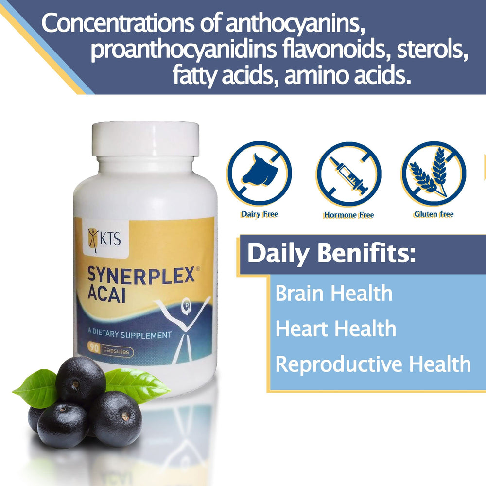 Synerplex Acai bottle on a shelf representing trusted daily nourishment