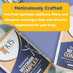Active lifestyle setup with Synerplex MitoMin Complex for daily wellness.