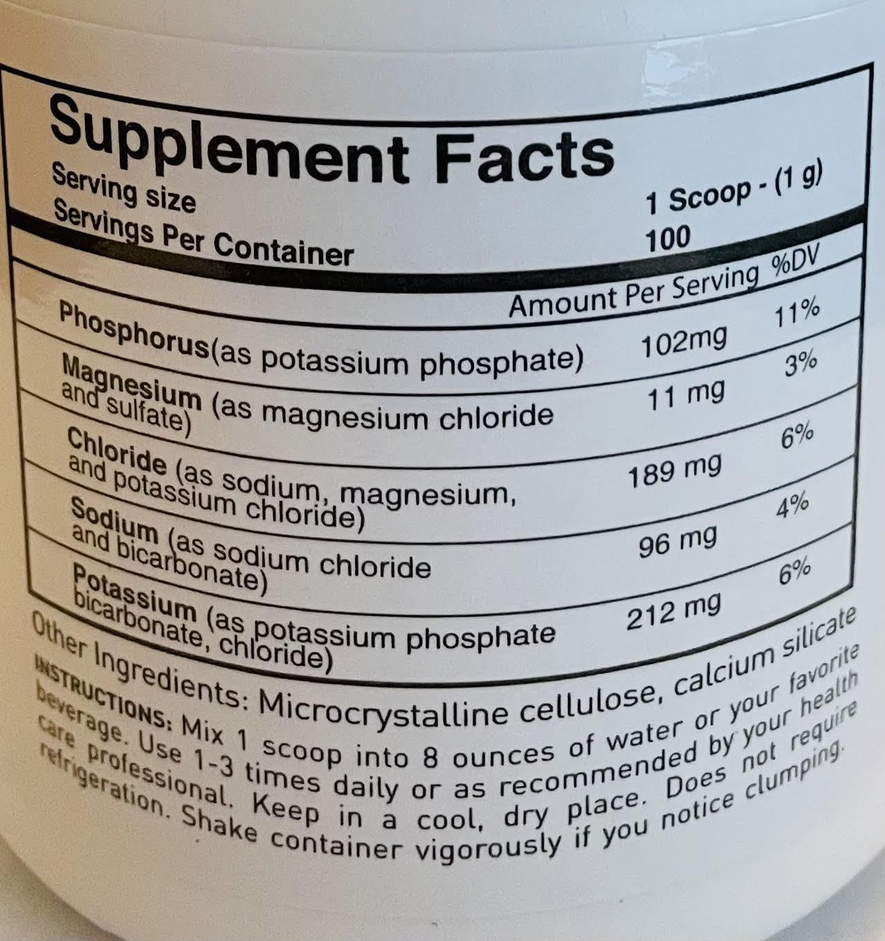 Synerplex Revive close-up label showing keto-friendly electrolyte blend.