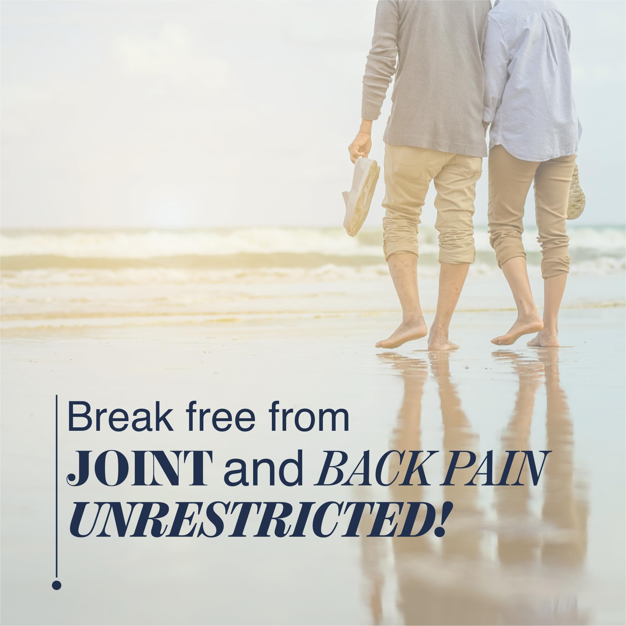 Synocell MSM capsules highlight natural tissue support for joints.