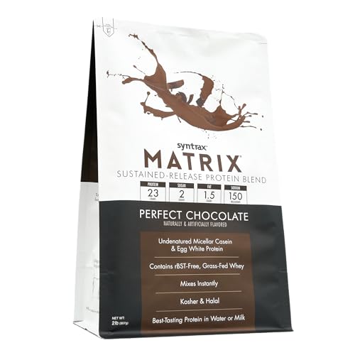 Syntrax Matrix instantized powder scoop dissolves easily in beverages.