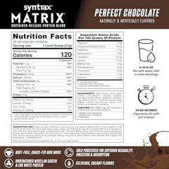 Syntrax Matrix shaker blends with milk for a smooth texture.