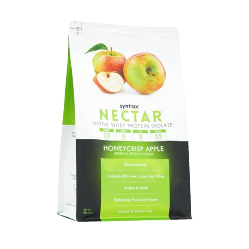 Syntrax Nectar Caribbean Cooler powder tub, ideal post-workout protein boost.