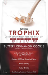 Syntrax Trophix ultra sustained-release powder for lasting amino acids.