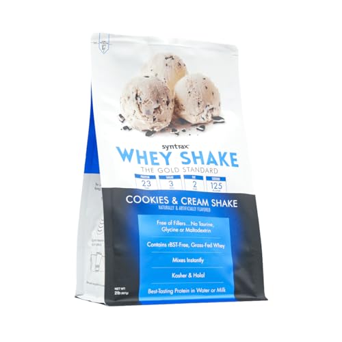 Syntrax Whey Shake ingredients highlight grass-fed, rBST-free whey protein