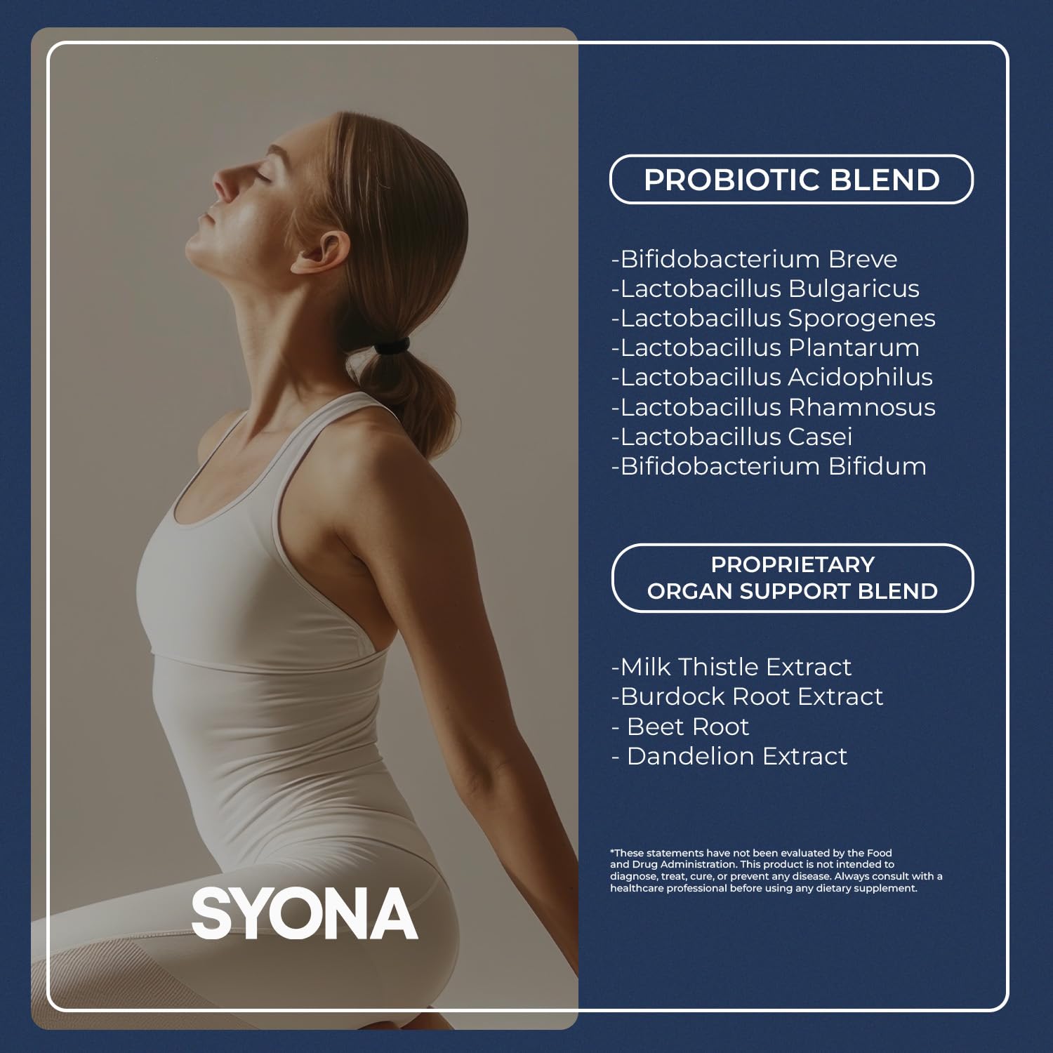 SYONA PROBYO dandelion extract pack highlights herbal botanicals.