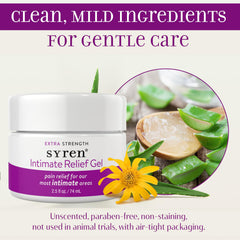SYREN Intimate Relief Gel smooth non-sticky texture for daily use.