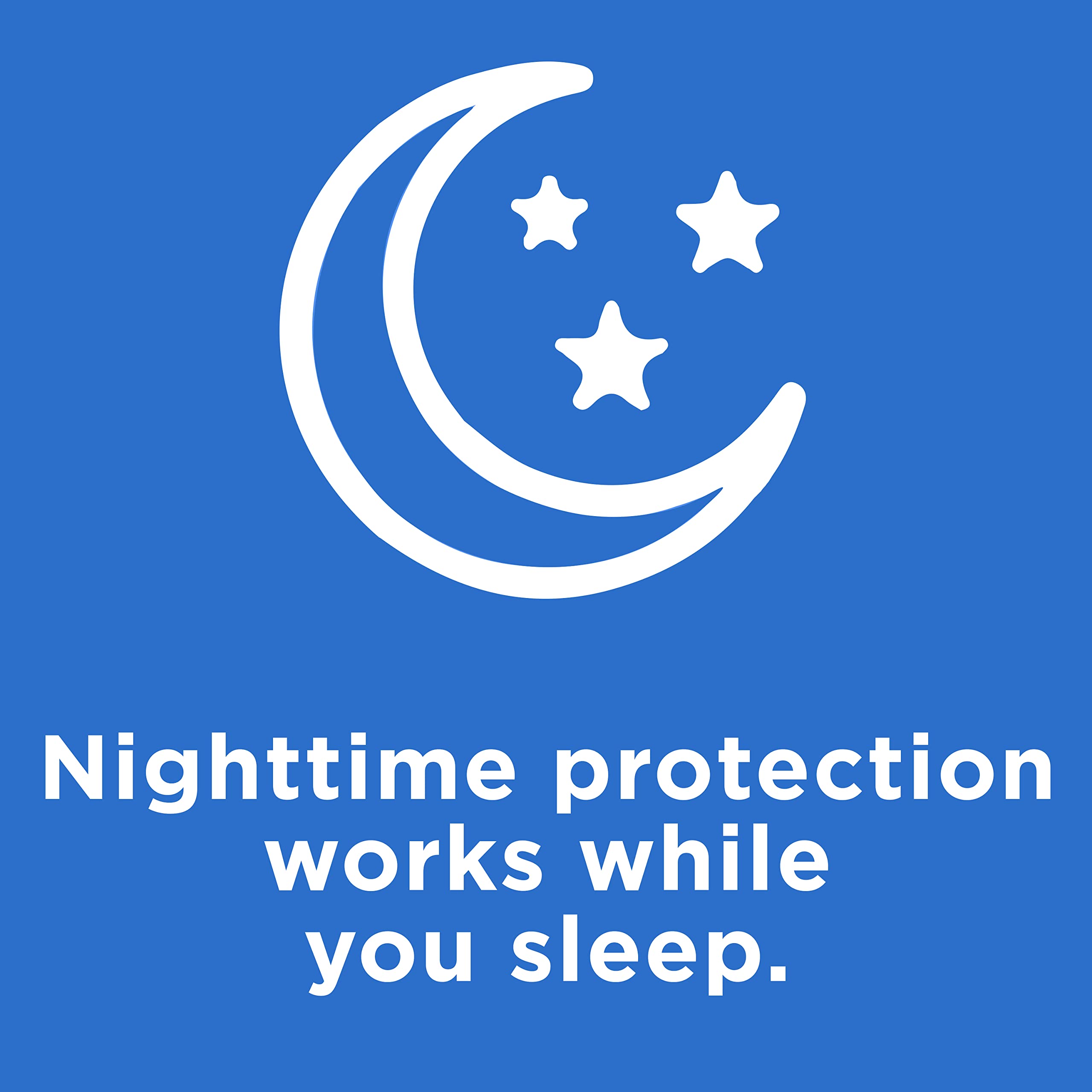 Systane Nightime Eye Ointment bedside nightstand scene implying overnight relief.