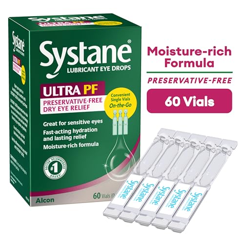 Systane Ultra packaging closeup highlighting easy storage and access