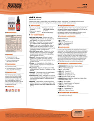 Systemic Formulas 44H Heart bottle closeup with capsules for daily heart support.