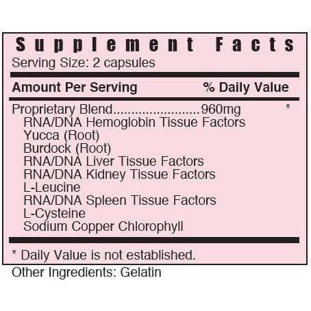 Systemic Formulas 44H Heart capsules shown for daily use in a routine.