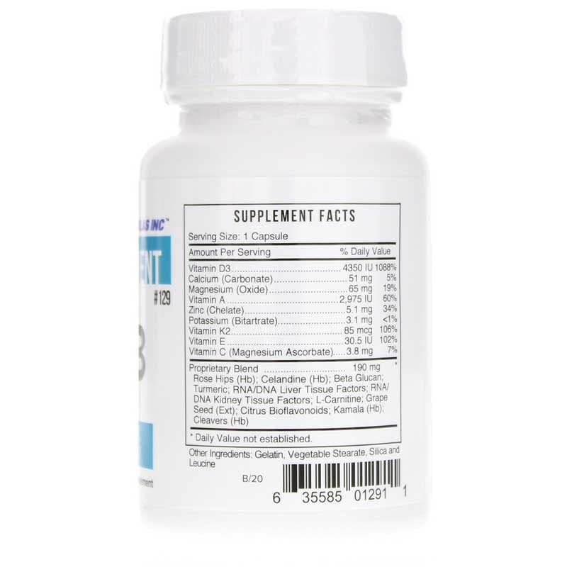 Systemic Formulas DV3 packaging on shelf signals premium quality