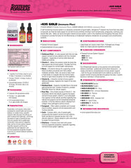 Systemic Formulas Gold Immune Plus capsules poured for daily use.