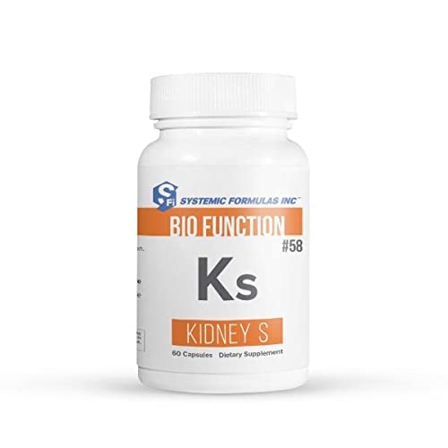 Systemic Formulas KS Kidney bottle with capsules supporting normal kidney function.