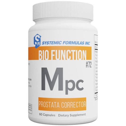 Systemic Formulas MPC prostate capsules support daily health and comfort.