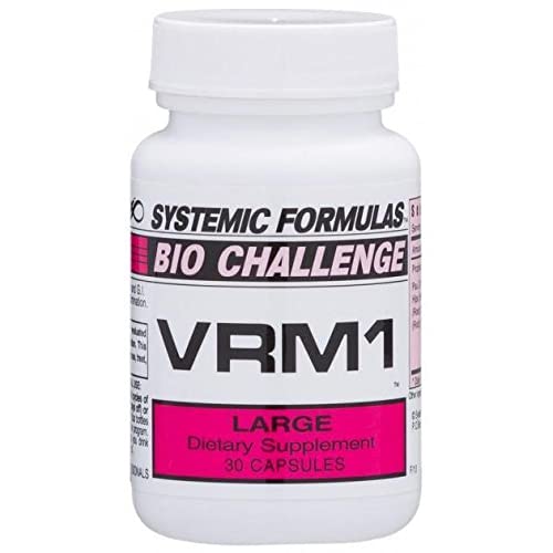 Systemic Formulas VRM1 garlic oil bottle with mild aroma for flavorful daily use.