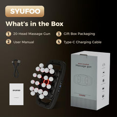 syufoo comfortable grip and low-noise design enhance daily recovery routines.