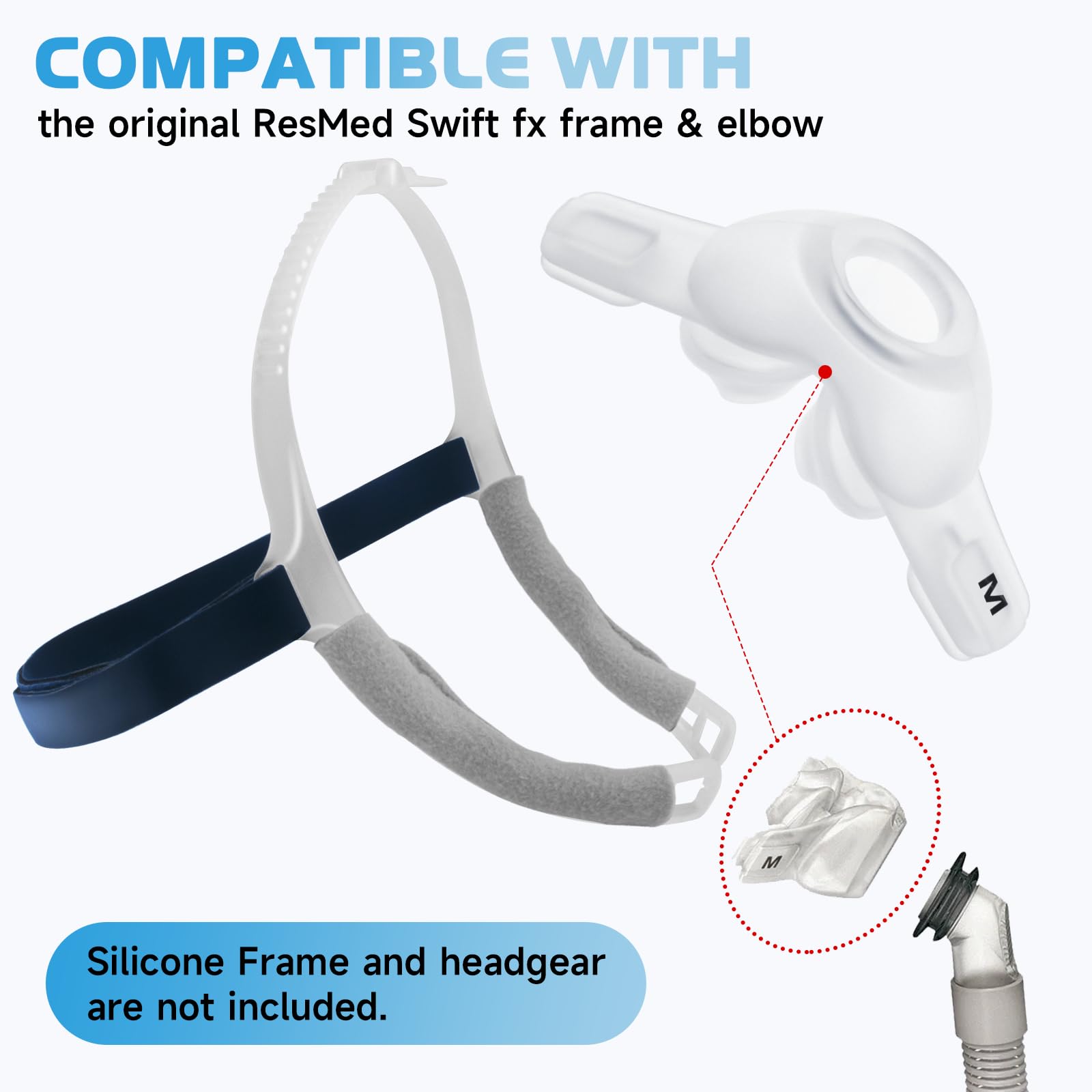 SyunsXoon easy install and detach design for hassle-free CPAP maintenance.