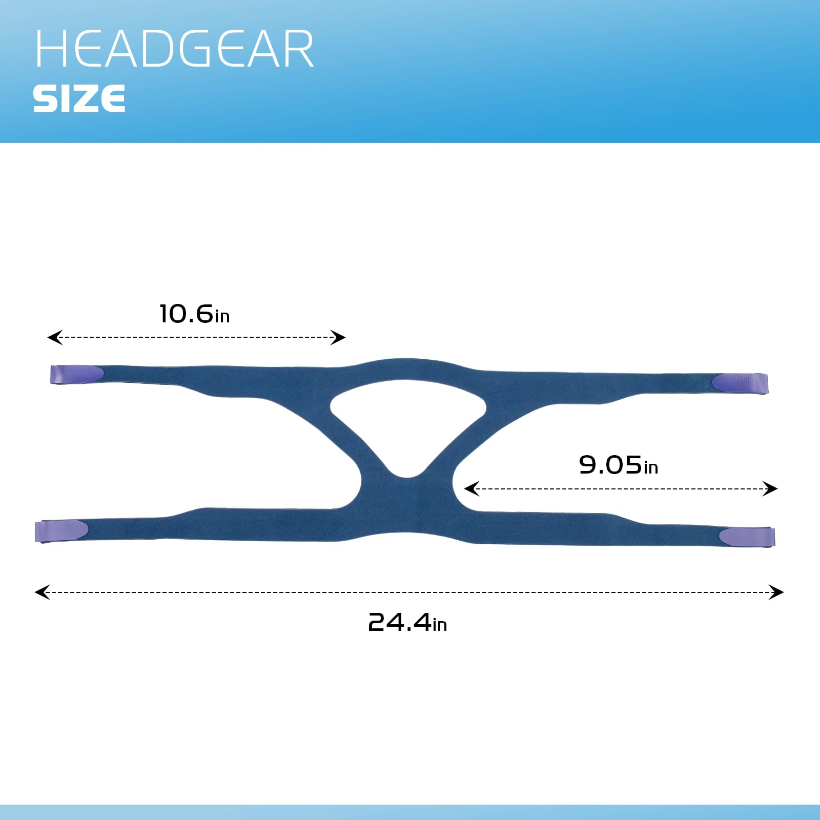 SyunsXoon Quattro Air headgear right strap for stable support and easy adjustments.