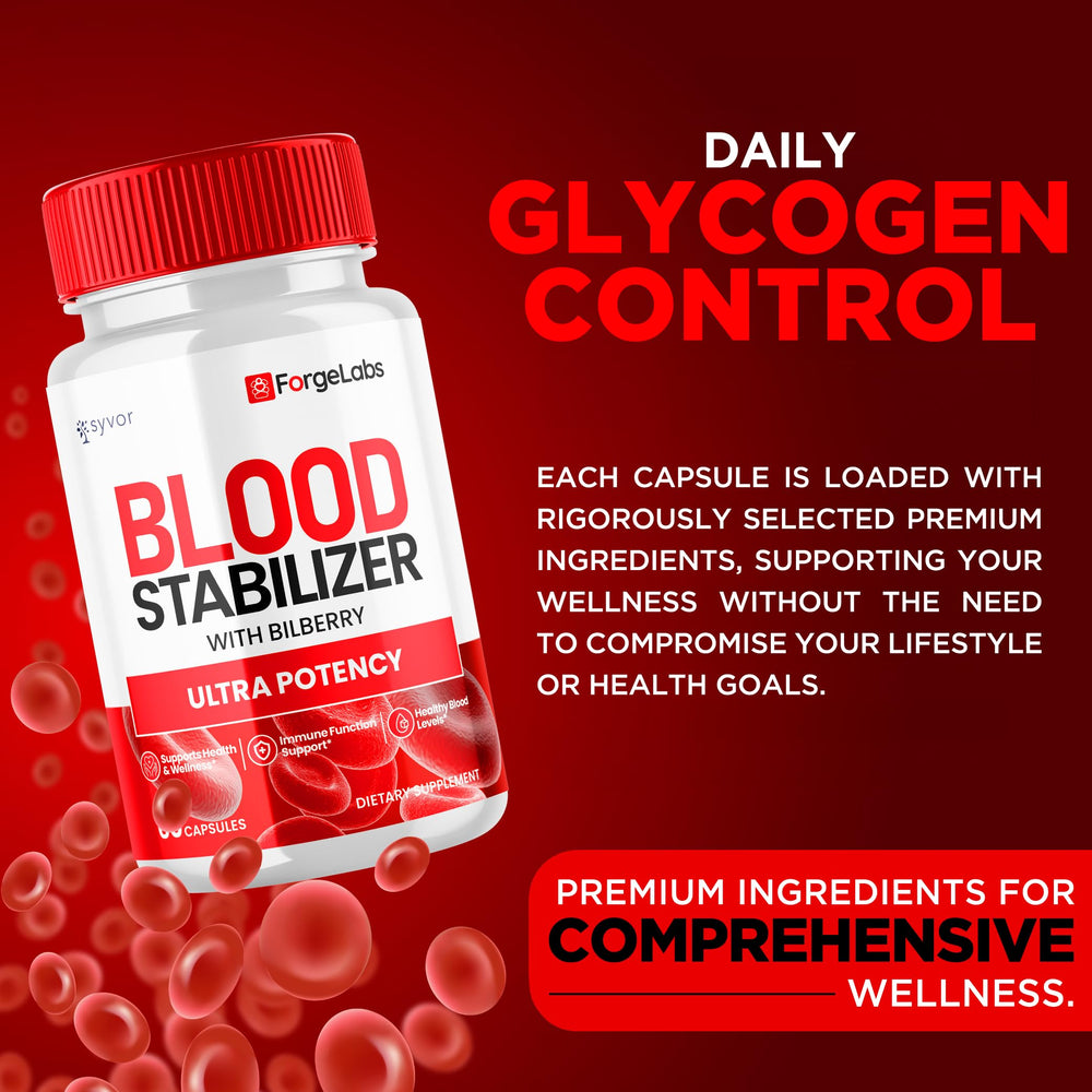 Syvor ForgeLabs Blood Stabilizer dispensing capsules for easy daily use.