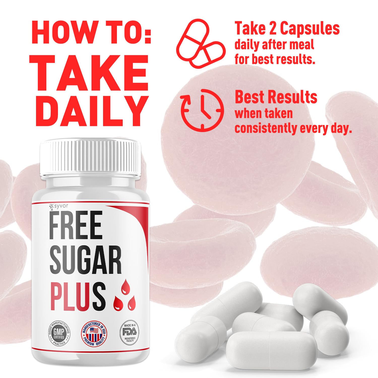 Syvor Free Sugar Plus Capsules lifestyle-use in active routine