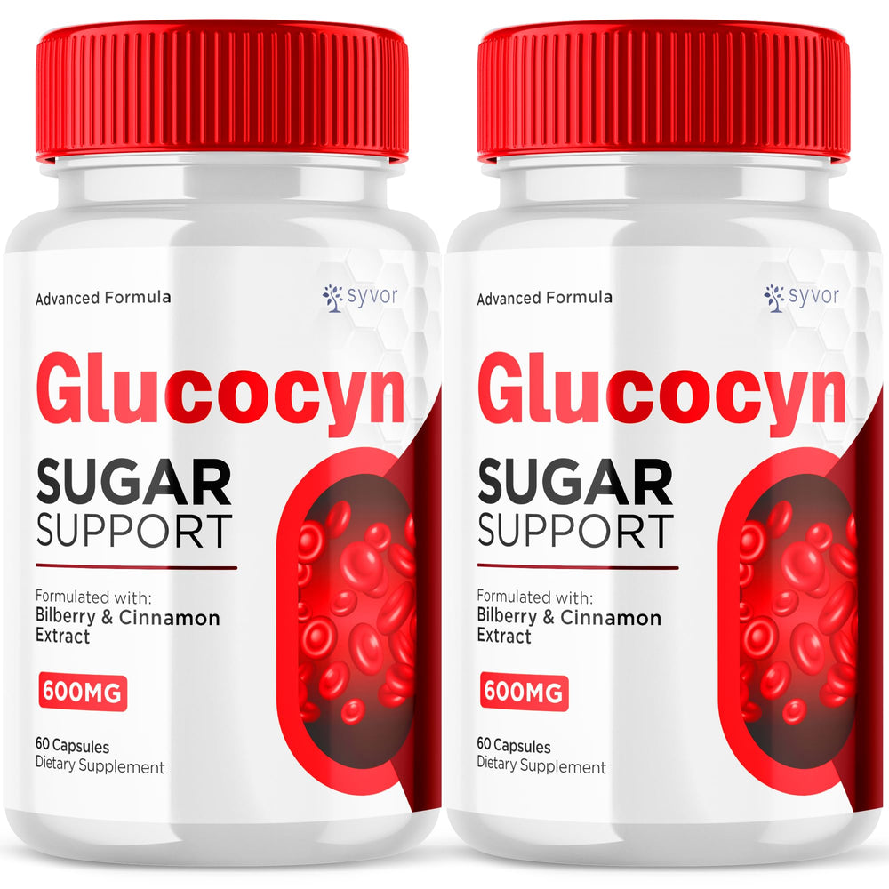 Syvor Glucocyn 2-pack bottle front view for an active lifestyle