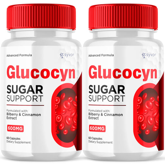 Syvor Glucocyn 2-pack bottle front view for an active lifestyle