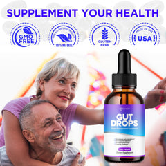 Syvor Gut Drops seed extract highlight indicating a powerful all-natural blend.