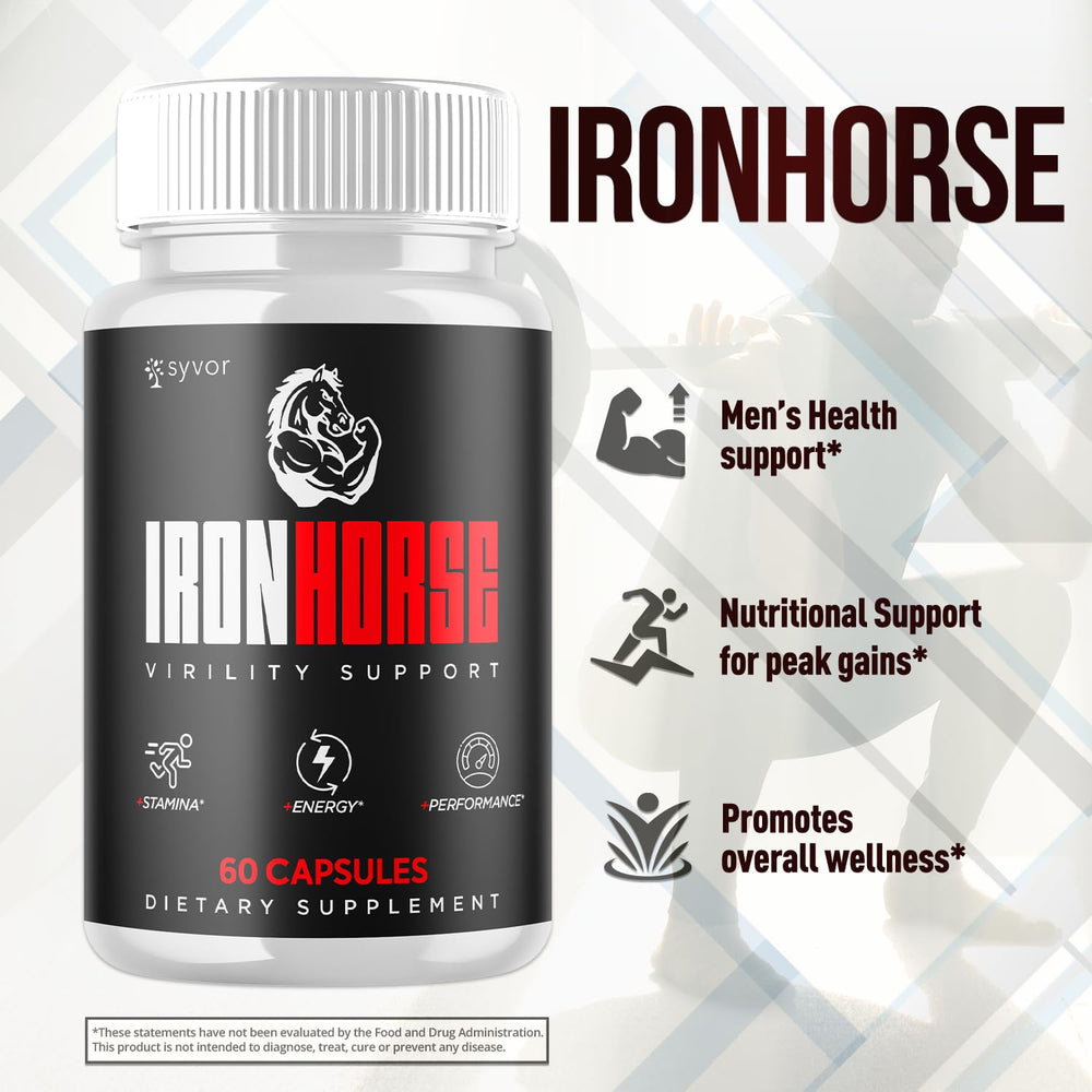 Syvor Iron Horse pills dosage card, guidance for daily use