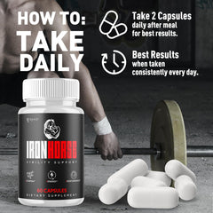 Syvor Iron Horse pills packaging, 2-pack design for convenience
