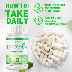 Syvor Lipovive daily-use tablets ready for a consistent wellness habit