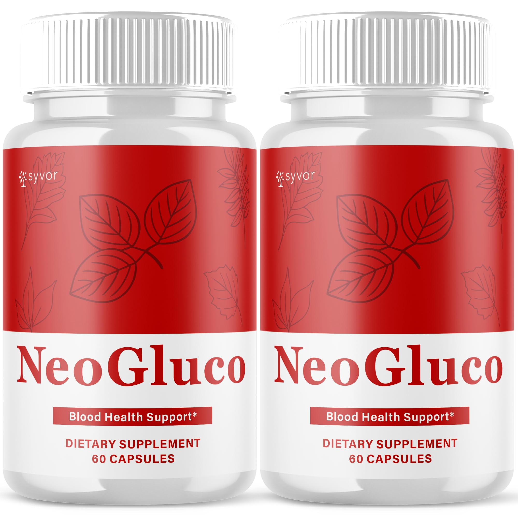 Syvor NeoGluco 2-pack display promoting daily glycogen support