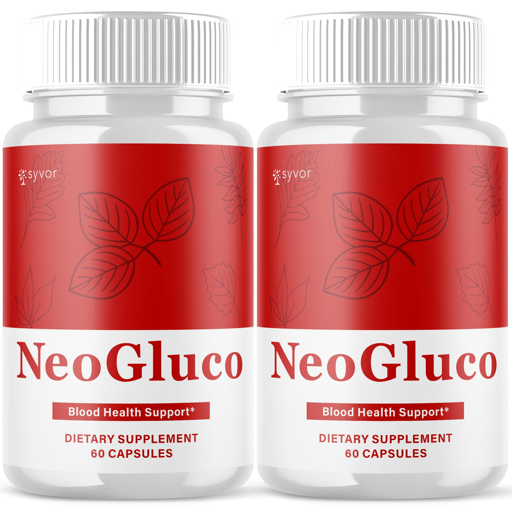 Syvor NeoGluco 2-pack display promoting daily glycogen support