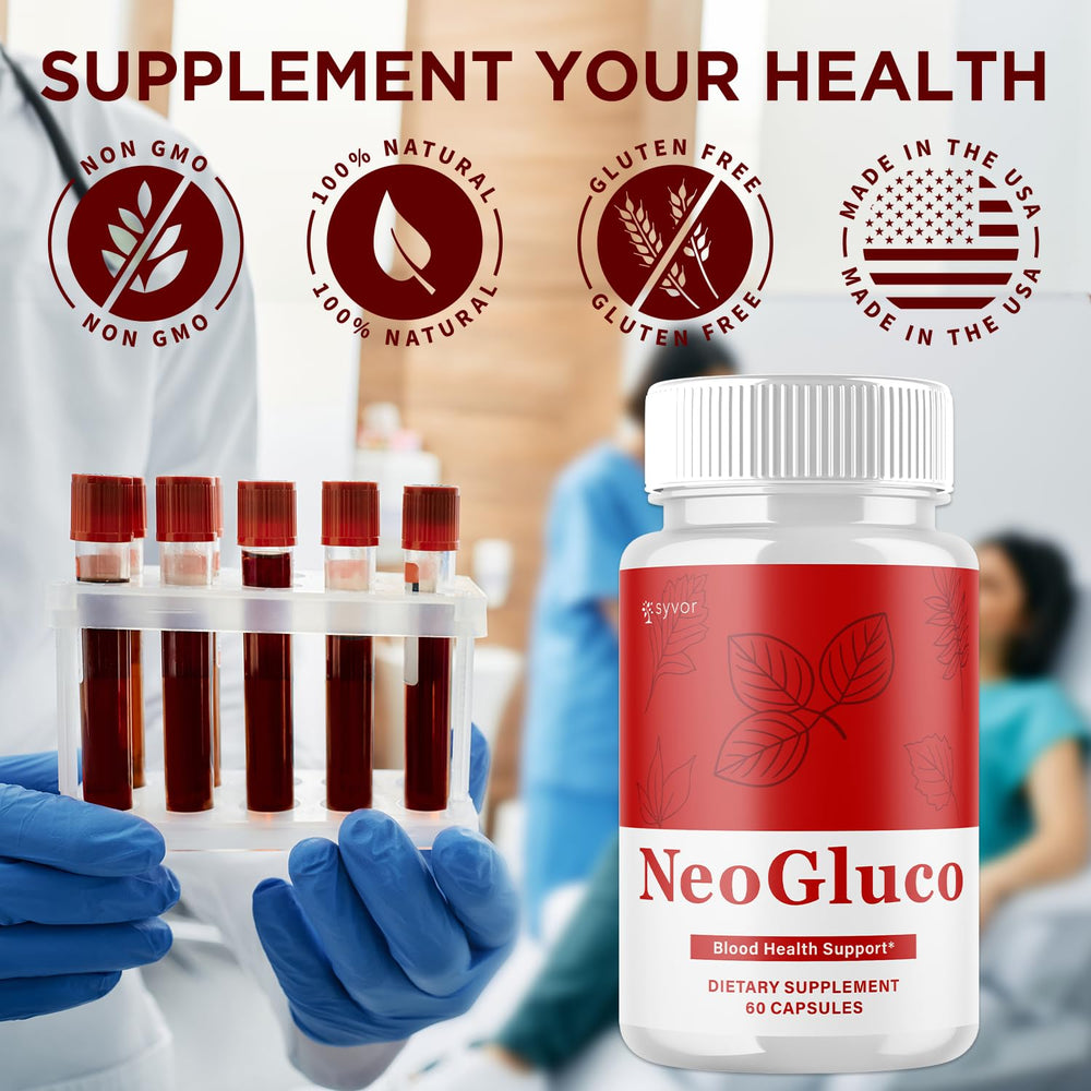 NeoGluco packaging seal emphasizing freshness