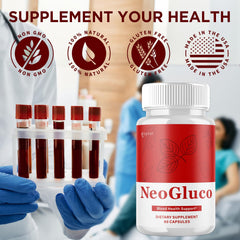 NeoGluco packaging seal emphasizing freshness
