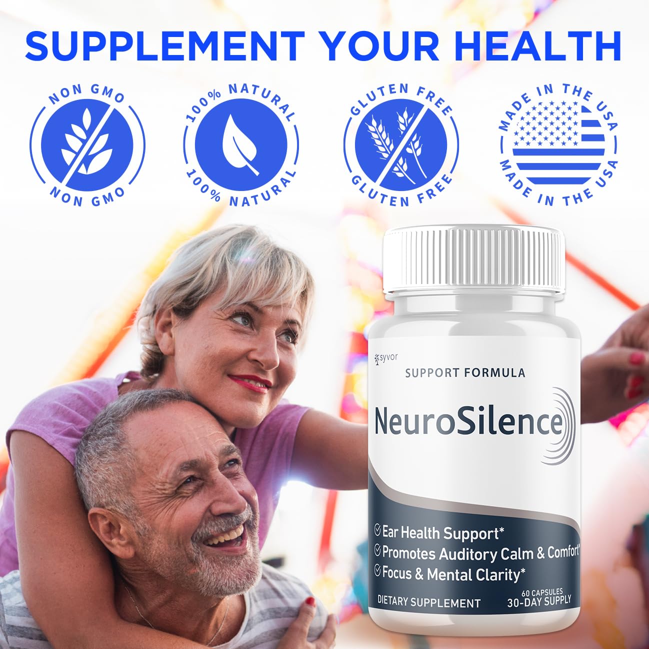 Syvor Neurosilence two-bottle pack illustrating extended supply.