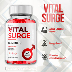 Vital Surge ingredients graphic emphasizing all-natural components