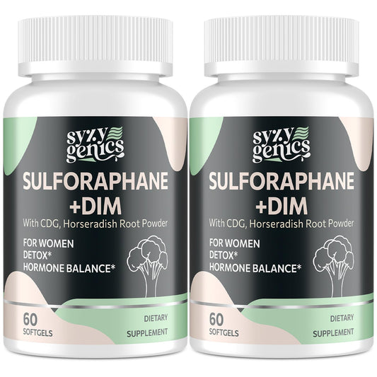 SYZY GENICS Sulforafano, botella de presentación para uso diario y equilibrio