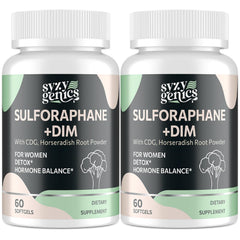 SYZY GENICS Sulforafano, botella de presentación para uso diario y equilibrio