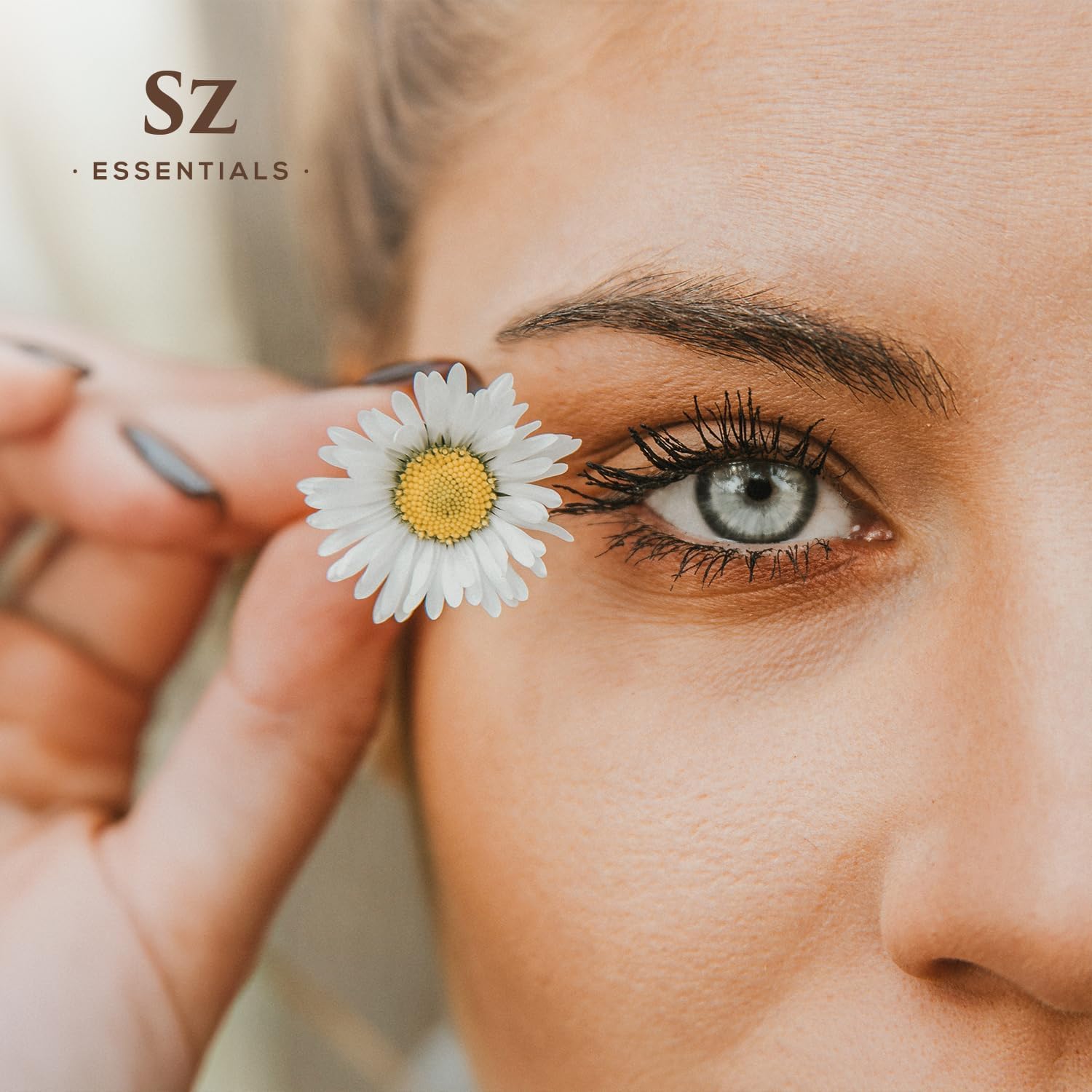 Sz Essentials Blue Chamomile on skin offers gentle soothing care