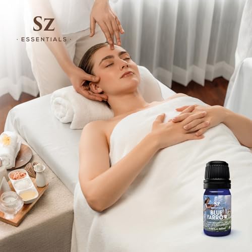 Sz Essentials Blue Yarrow dropper cap ready for precise topical use