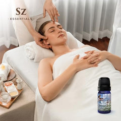 Sz Essentials Blue Yarrow dropper cap ready for precise topical use
