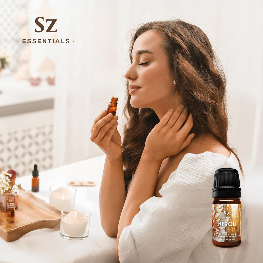 Sz Essentials Neroli oil diffuser session enhancing home spa atmosphere