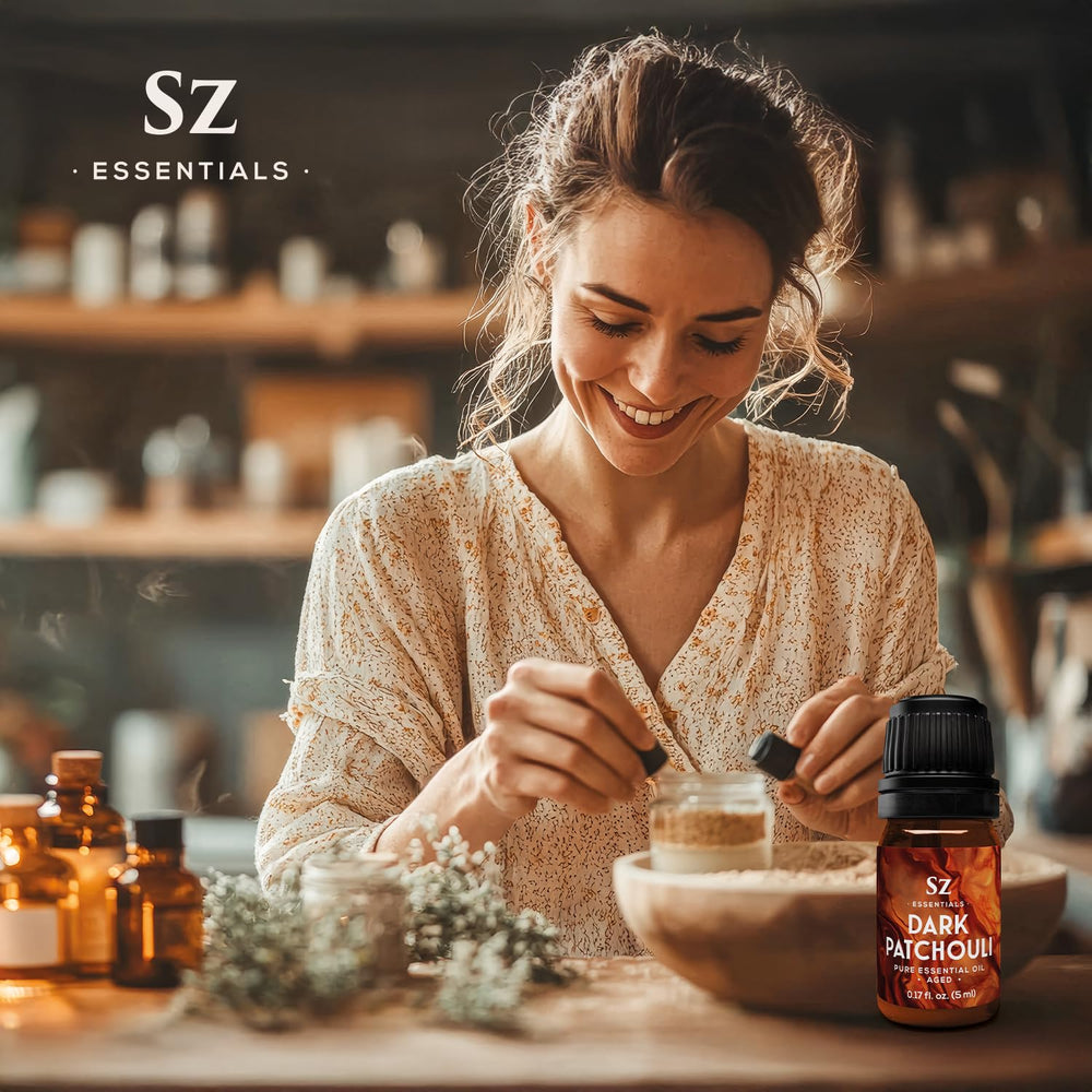 Sz Essentials Patchouli acts as a fixative in heavy floral fragrance blends.