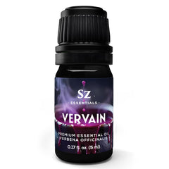 Sz Essentials Vervain Oil bottle closeup for ritual use and protection.