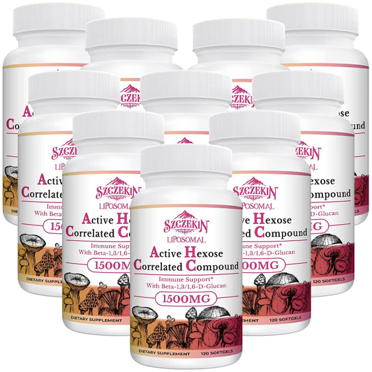 SZCZEKIN 1500mg liposomal compound bottle highlights high potency for daily wellness